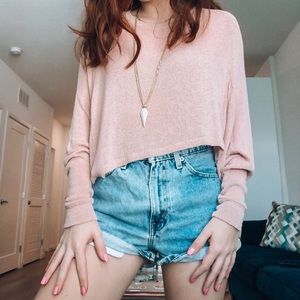 Cropped sweater